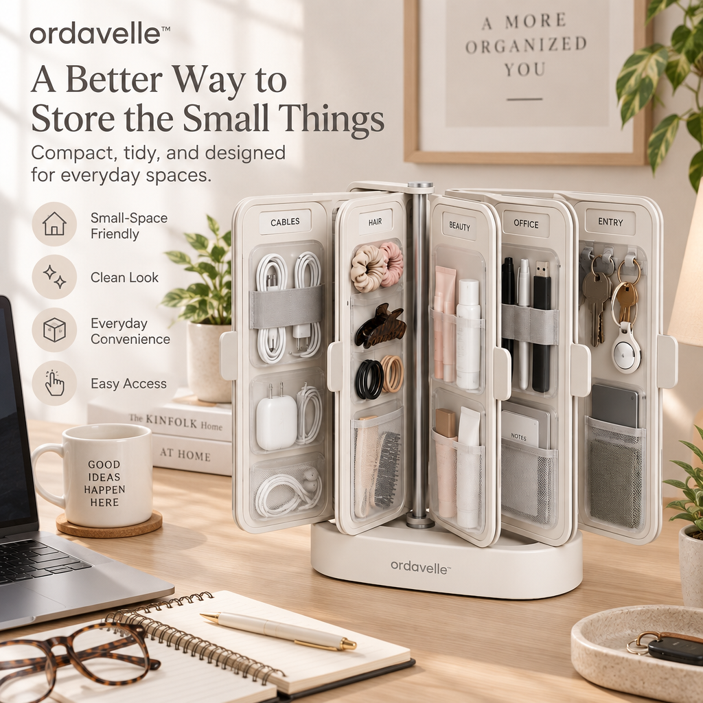ordavelle™ Vertical Flip-Panel Organizer