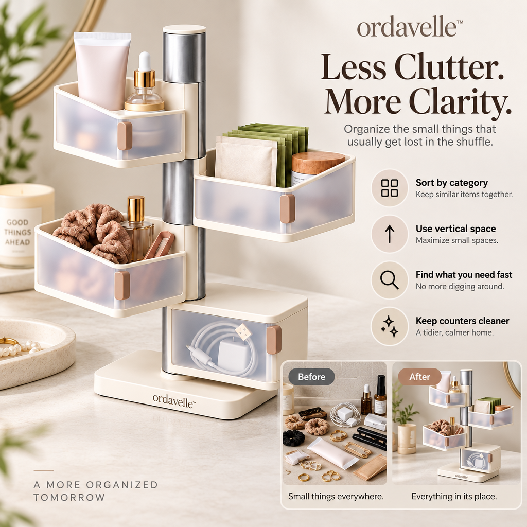 ordavelle™  Swing-Out Vertical Organizer