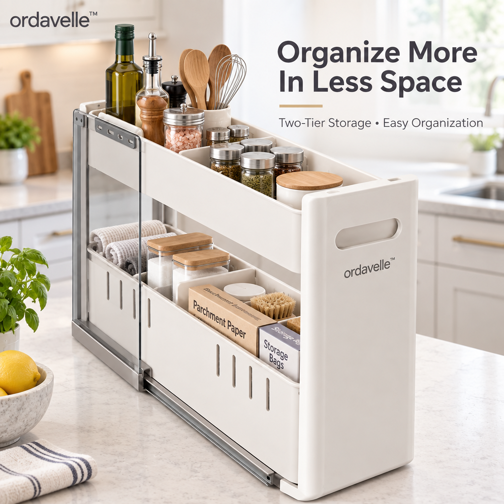 ordavelle™  Hidden Drawer Side Organizer