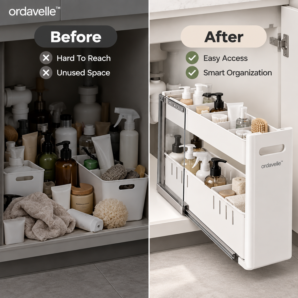 ordavelle™  Hidden Drawer Side Organizer