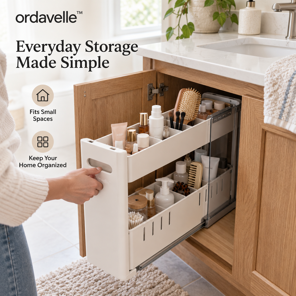 ordavelle™  Hidden Drawer Side Organizer