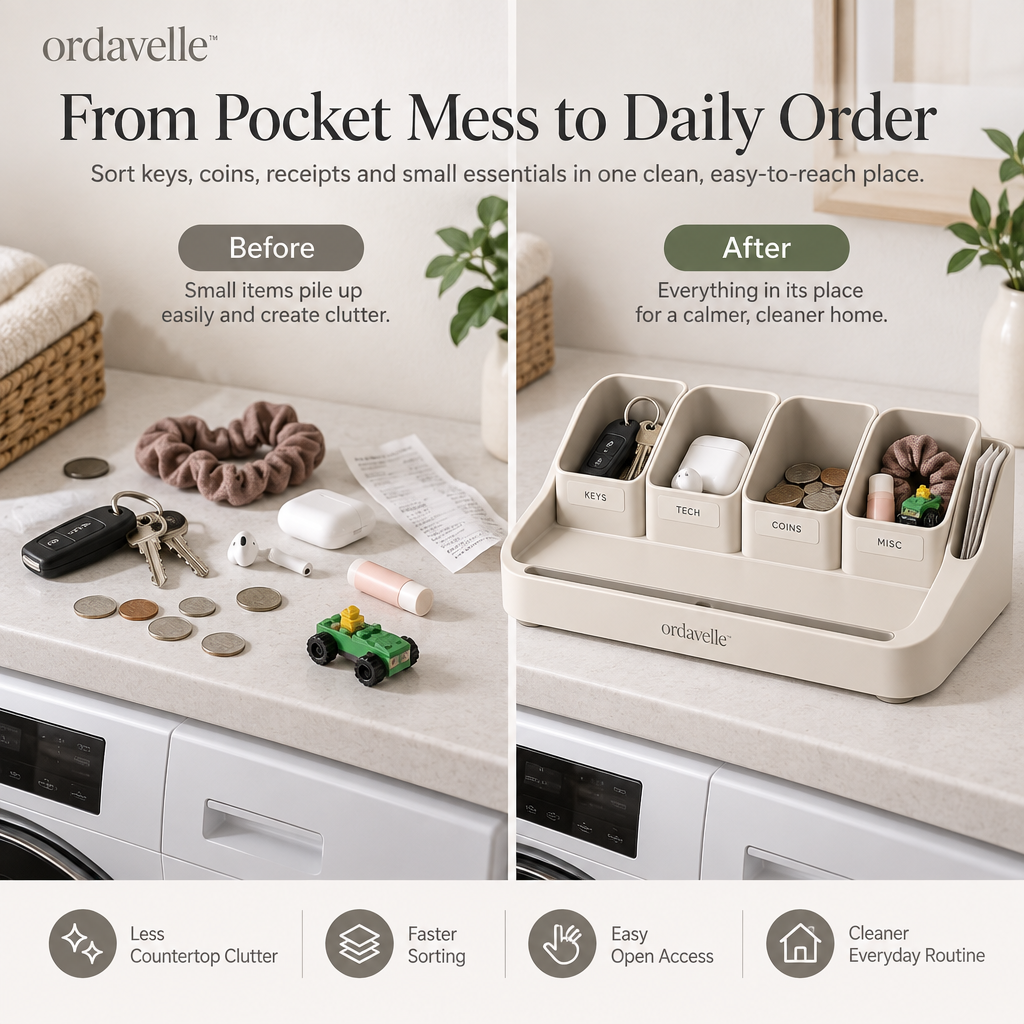 ordavelle™  Laundry Pocket-Sorting Organizer