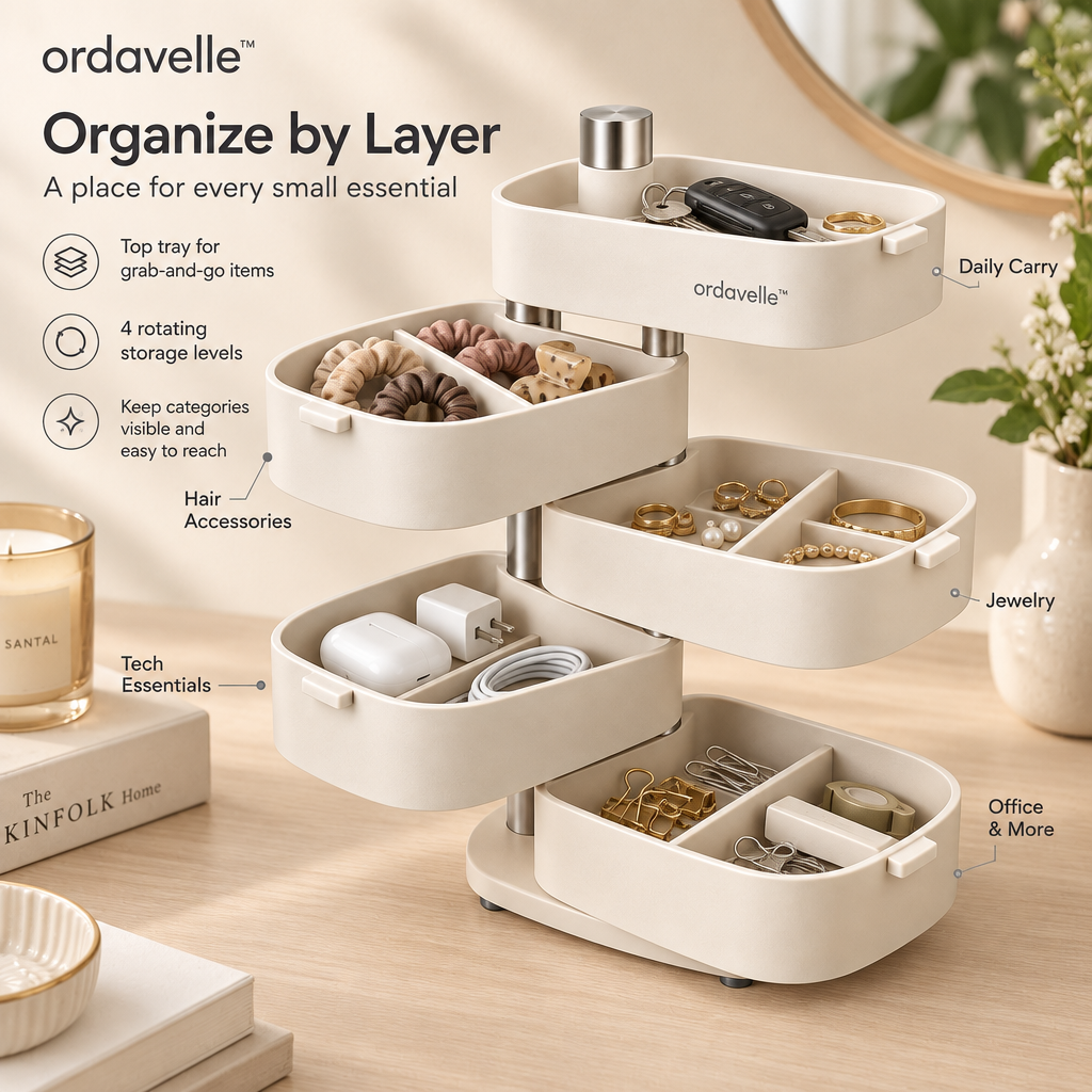 ordavelle™  Fan-Out Corner Organizer