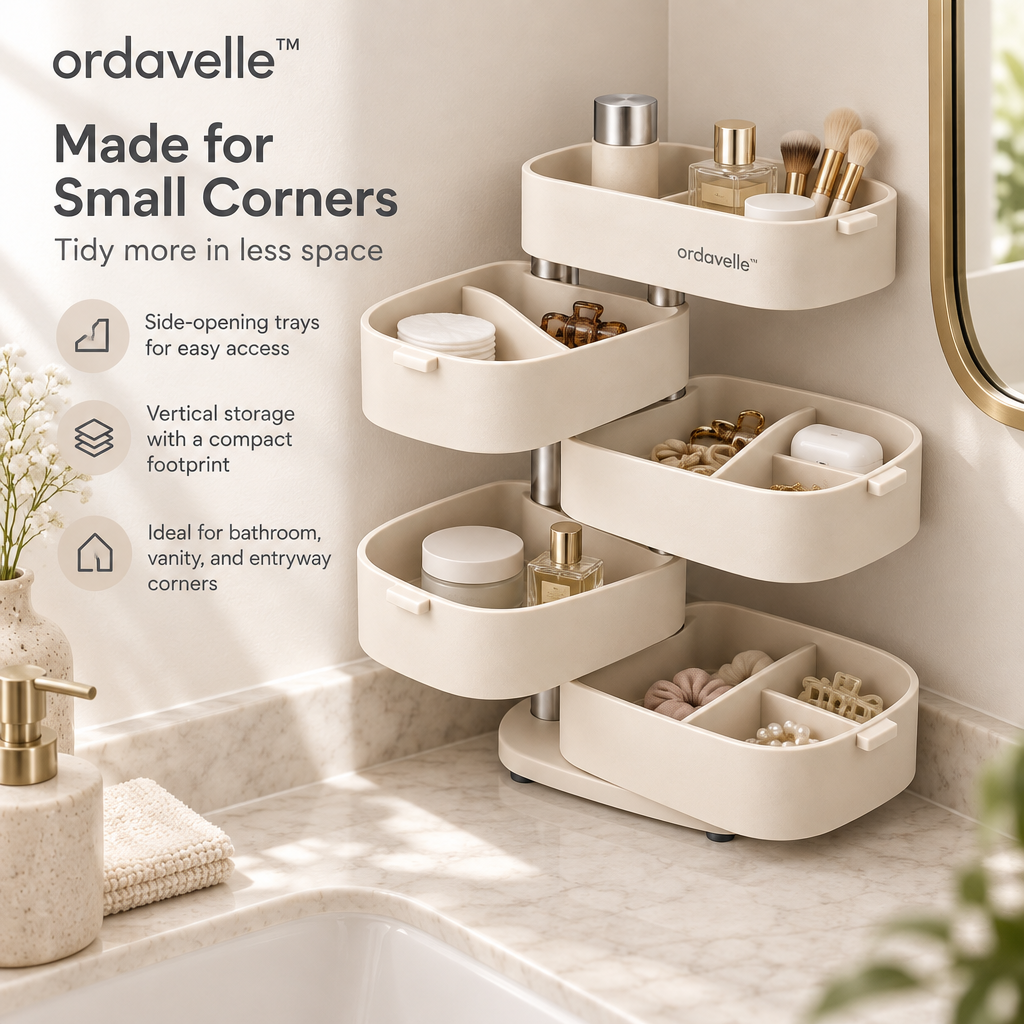 ordavelle™  Fan-Out Corner Organizer