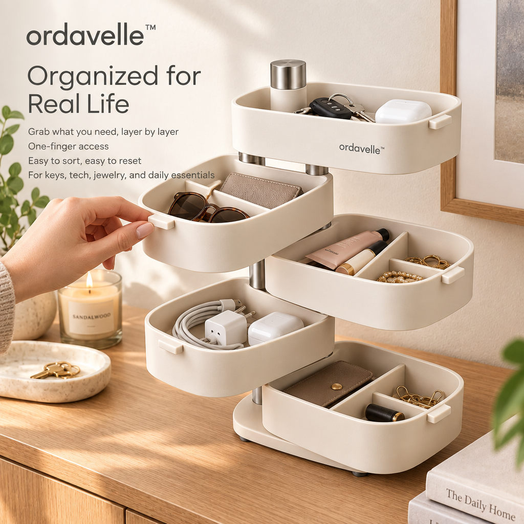 ordavelle™  Fan-Out Corner Organizer