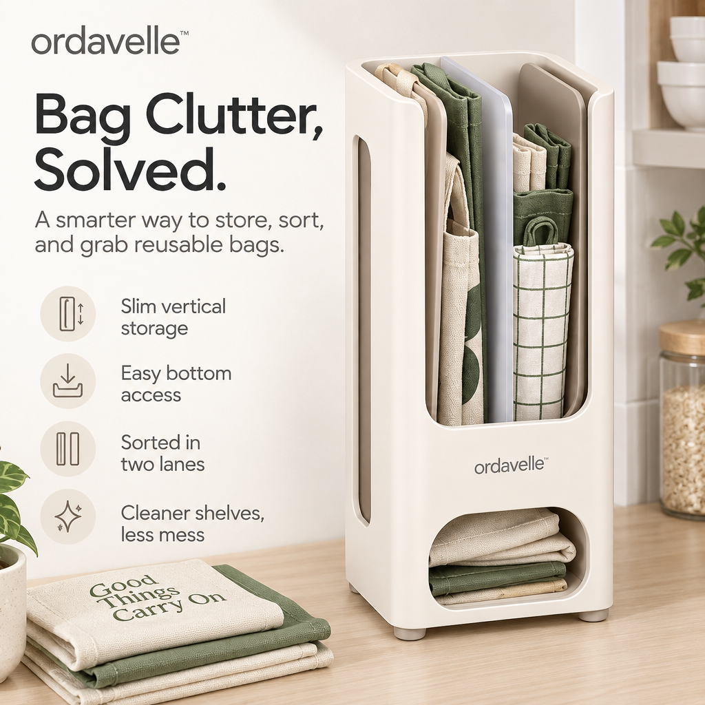 ordavelle™  Reusable Bag Compression Organizer