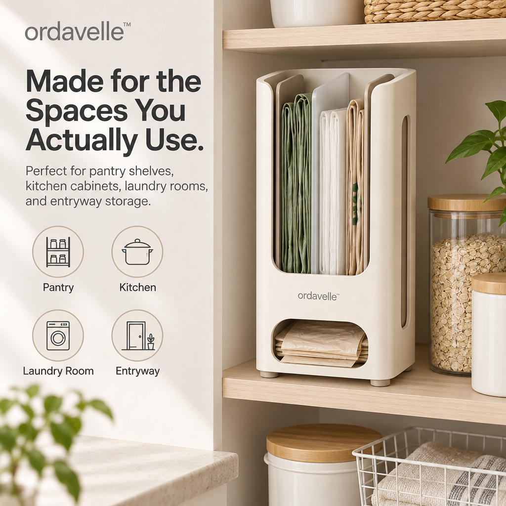ordavelle™  Reusable Bag Compression Organizer