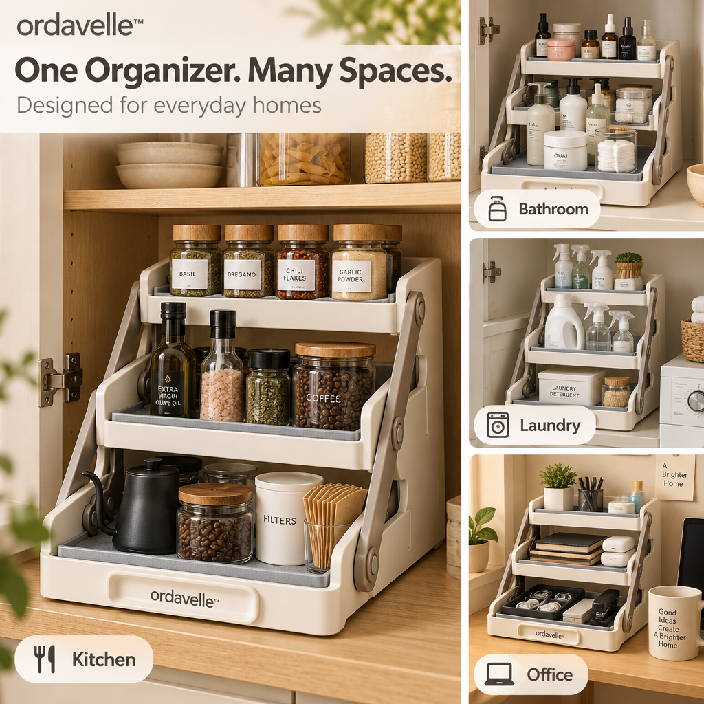 ordavelle™  Pull-Forward Tier Organize