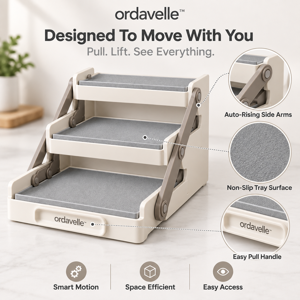 ordavelle™  Pull-Forward Tier Organize