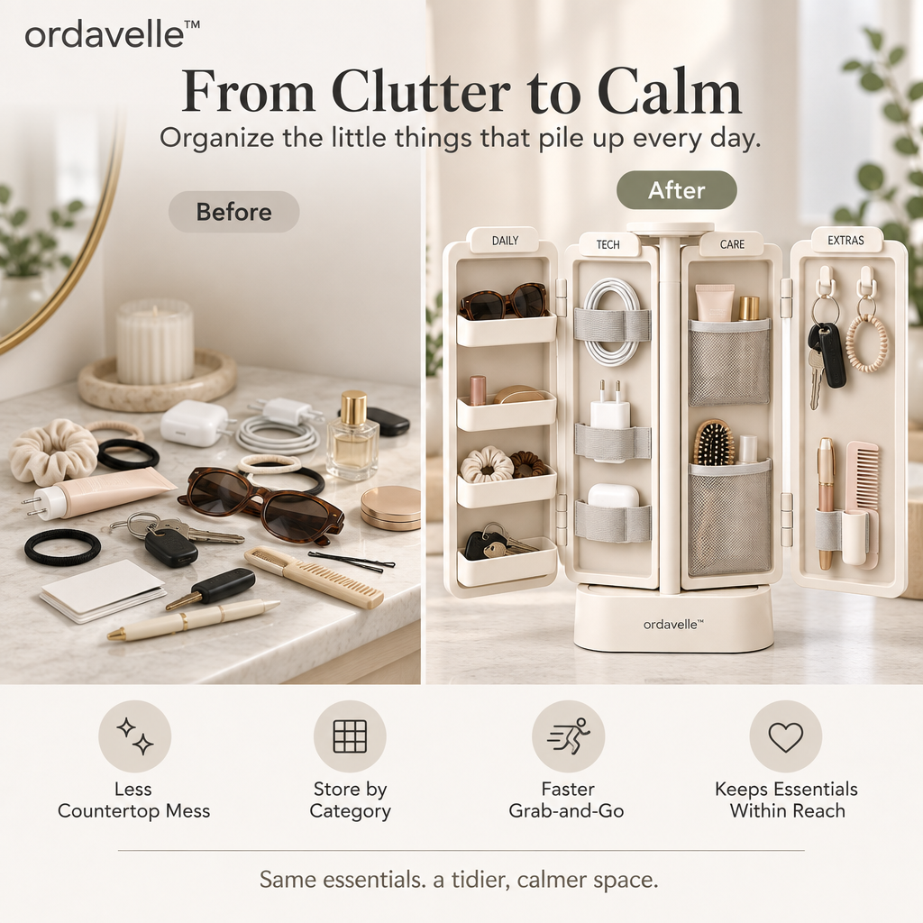 ordavelle™  Fold-Out Utility Organizer