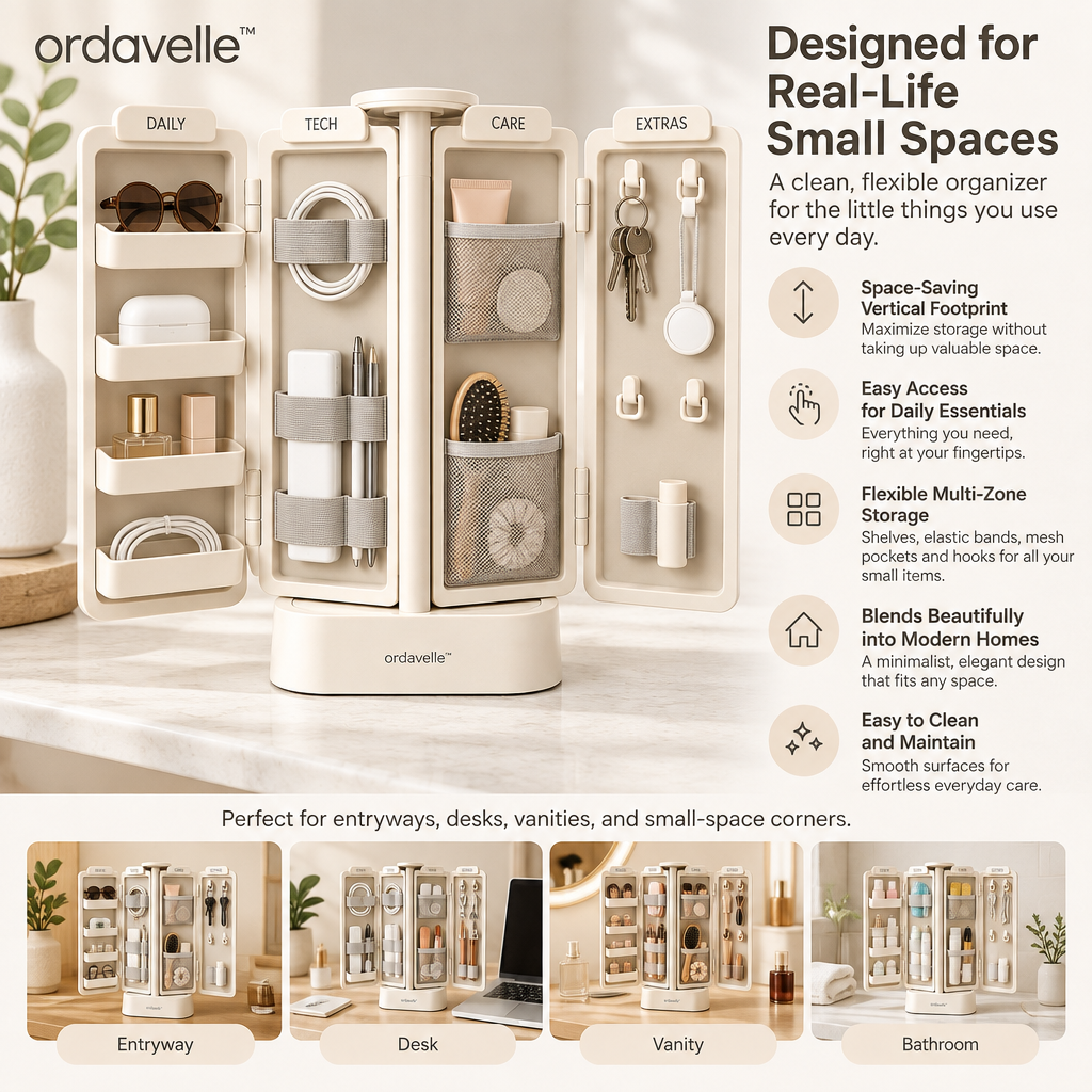 ordavelle™  Fold-Out Utility Organizer