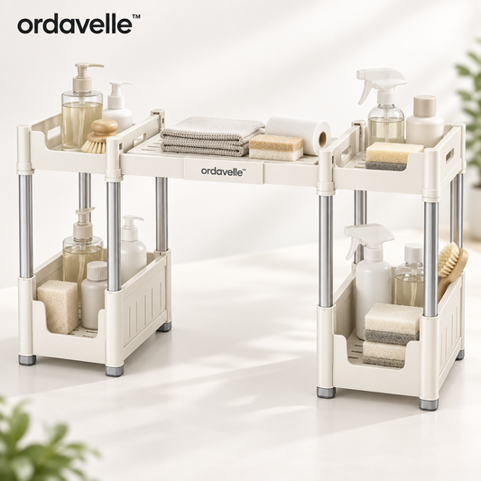 ordavelle™  Wrap-Around Under-Sink Organizer