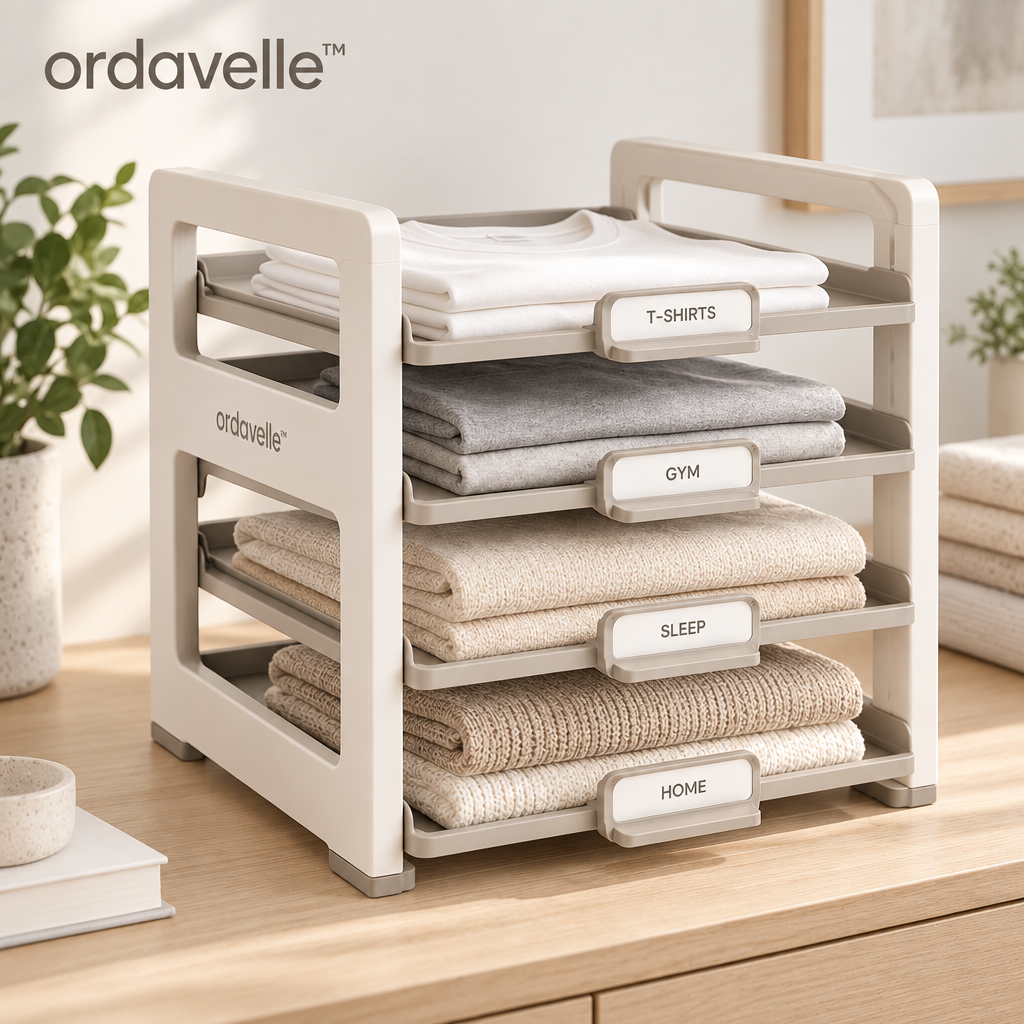 ordavelle™  Layer-Lift Linen Organizer