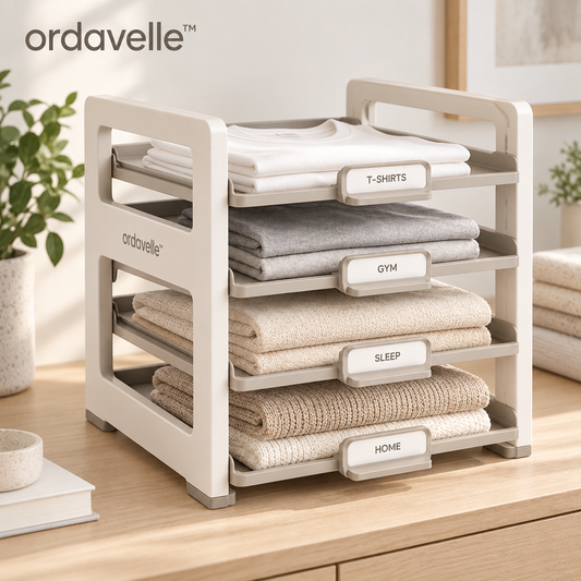 ordavelle™  Layer-Lift Linen Organizer