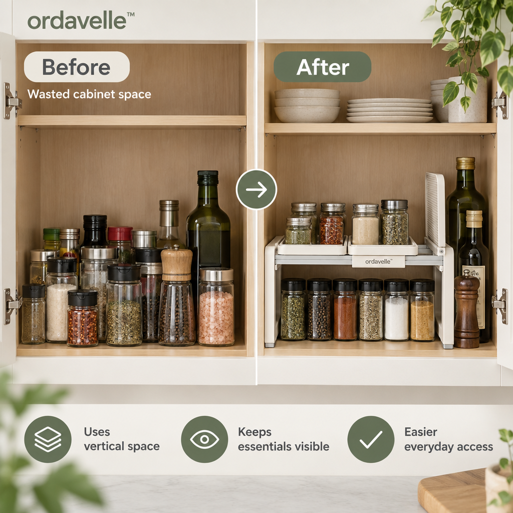 ordavelle™  Adaptive Split-Level Organizer