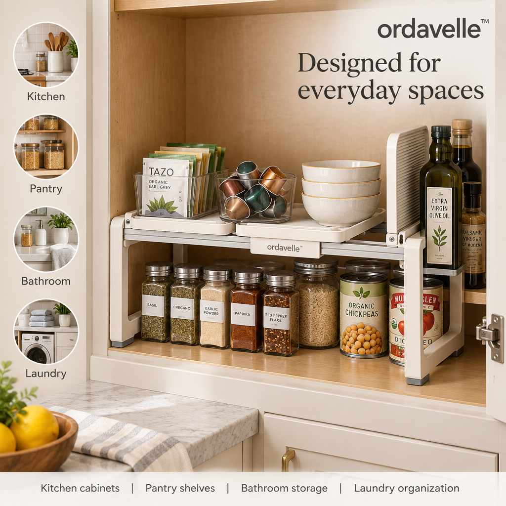 ordavelle™  Adaptive Split-Level Organizer