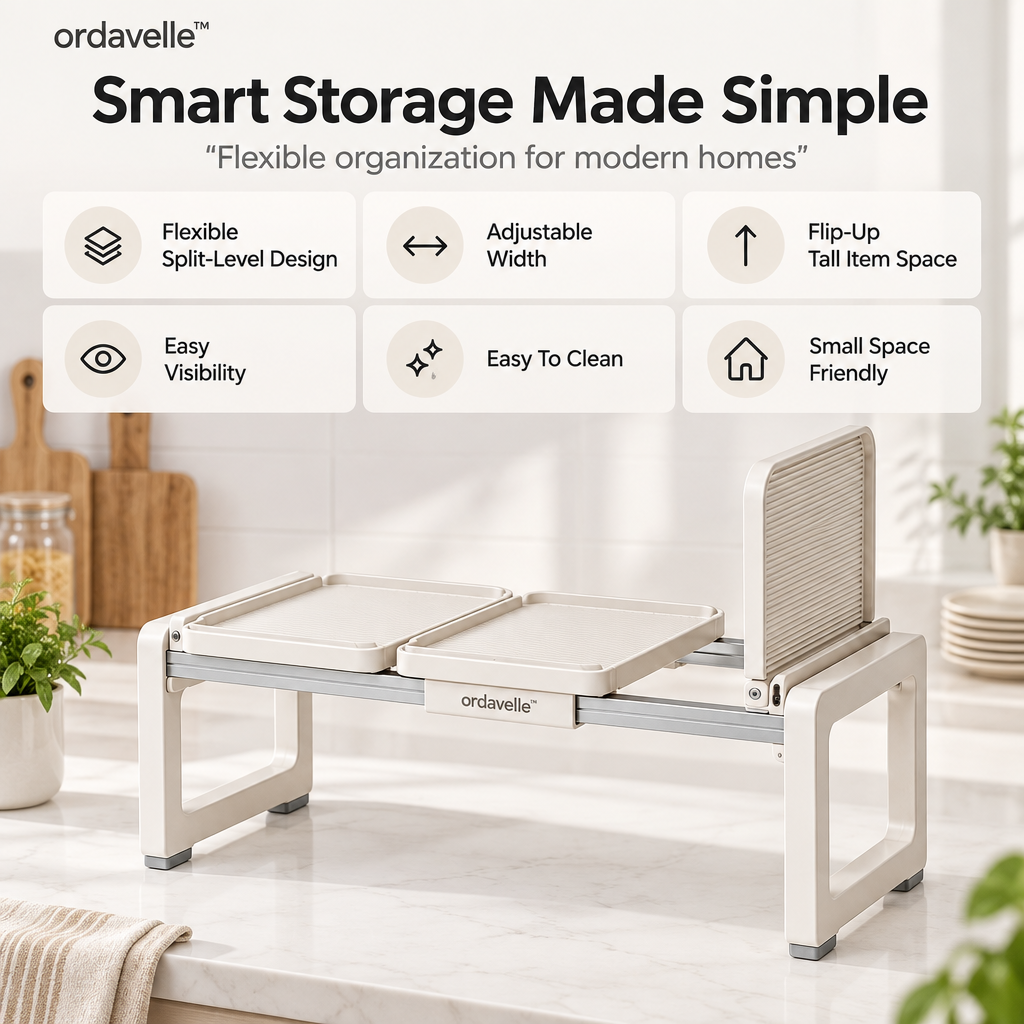 ordavelle™  Adaptive Split-Level Organizer